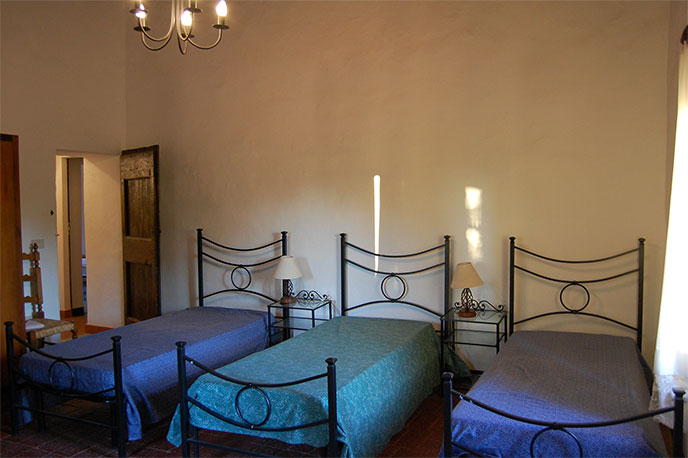 Camere con tre Letti Singoli